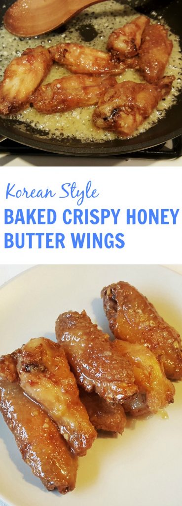 baked crispy honey butter wings 